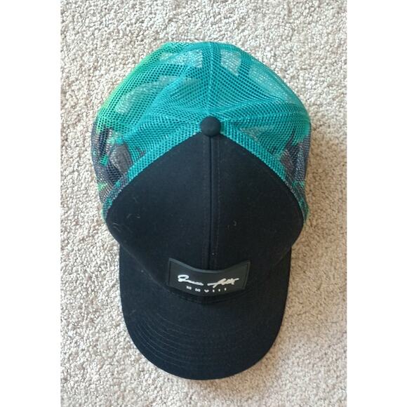 Grace Folly MMVIII Trucker Hat Cap Snap Back, Mesh Palm Trees - Picture 3 of 6